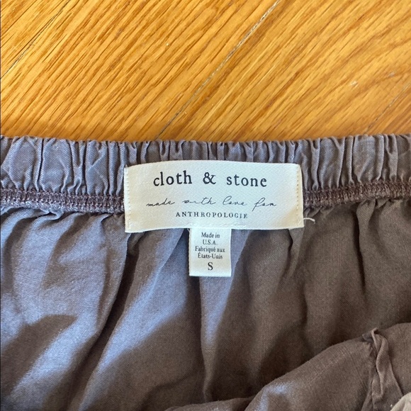 Cloth & Stone Blue Mini Wrap Skirt - Picture 2 of 3